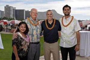 Sally Citrawireja, Shidler Dean Vance Roley, Manny August and Rockwell Adolpho Credit: Scott Nishi 