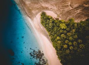 One of the observation sites, Eneko, located on the northern end of Majuro atoll.