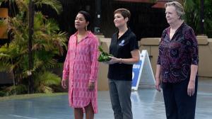 Punihei Lipe, UH President Wendy Hensel, Della Teraoka