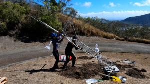 Installation of a weather station on Mariner’s Ridge
