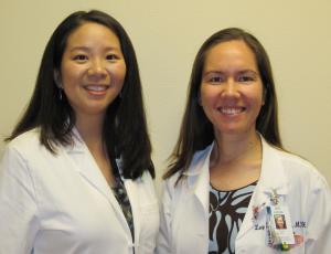Dr. Junedale Nishiyama and Dr. Lucy Bucci