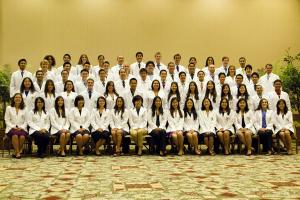 The Class of 2015 at last summer's White Coat admission ceremony.