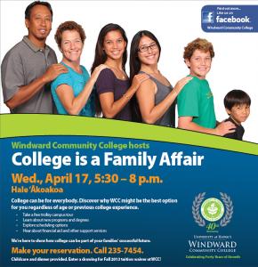 Families invited to learn more about Windward CC