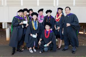 May 2013 graduating LLM students with program director Spencer Kimura, far right.