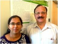 Madhuri Namekar and Dr. Vivek Nerurkar, study co-authors.