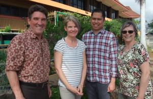 Project Team (L to R): Dr. Robert Franco, Dr. Krista Hiser, Francisco Acoba and Dr. Tanya Renner.