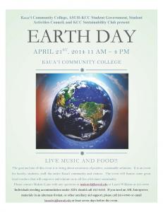Earth Day at Kaua‘i CC
