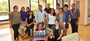 Kaua'i CC Student Activities Council and Advisor John Constantino (far right).