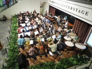 UH West O'ahu Band performs at Ala Moana Centerstage