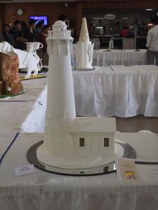Josielyn Agas's "Pastillage Lighthouse" won a Gold Medal in the competition.