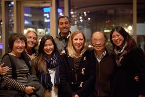 The medical student researchers and their faculty team in Boston.