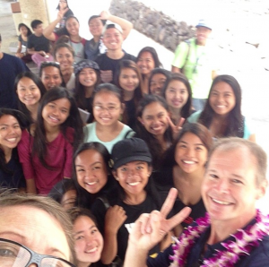 Dr. Mark Silliman brings WHS Early College students to visit Leeward CC