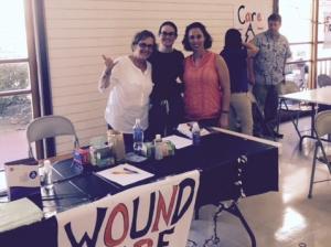 The core wound care team: Christina Wang, MPH, RN; Penny Morrison MN, RN; Jessica Ignaitis, RN.