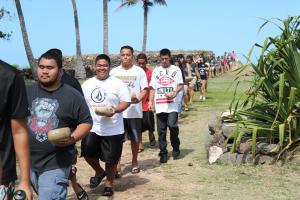 Students participate in E Holomua a 'Onipa'a (Summer Bridge Program)