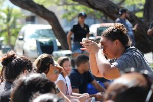 Students participate in E Holomua a 'Onipa'a (Summer Bridge Program)