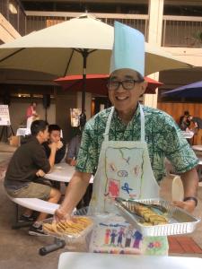 Professor Calvin Pang originated Noodle Night for evening students and Stew Day for day students.