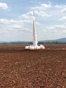 UH Project Imua rocket launches in Alabama.