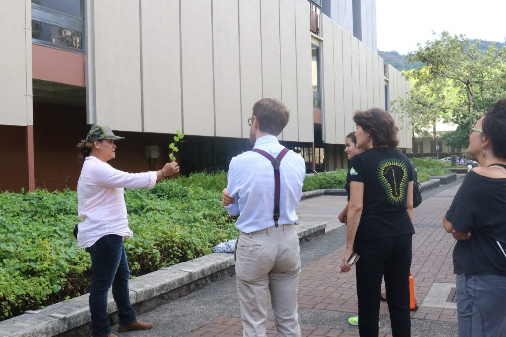 Noweo Kai Teaching Faculty, Staff, And Students About Invasive Species At UH Mānoa