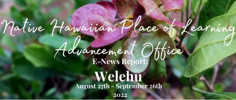 Welehu Newsletter