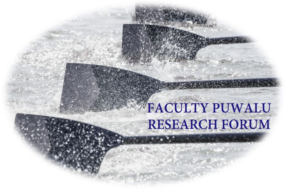 Faculty Puwalu Research forum image.