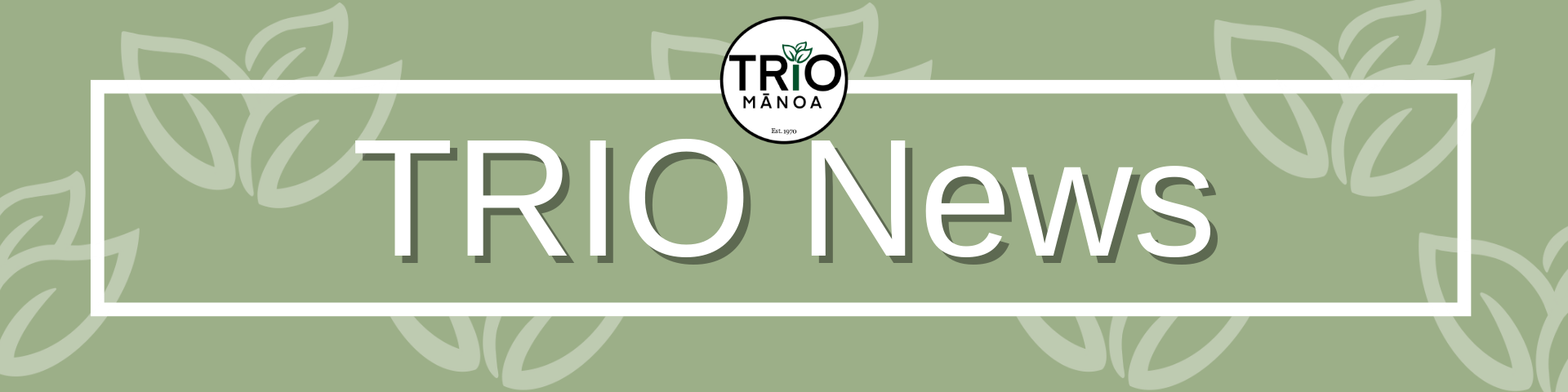 Trio Manoa News Banner