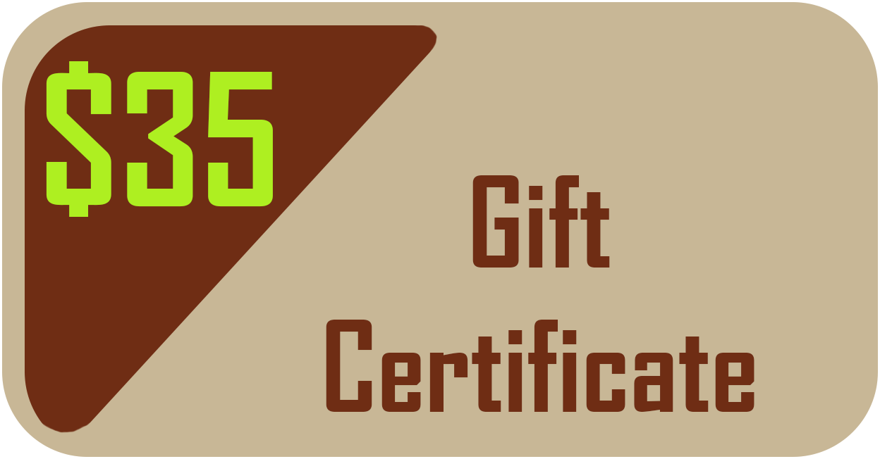 $35 gift certificate