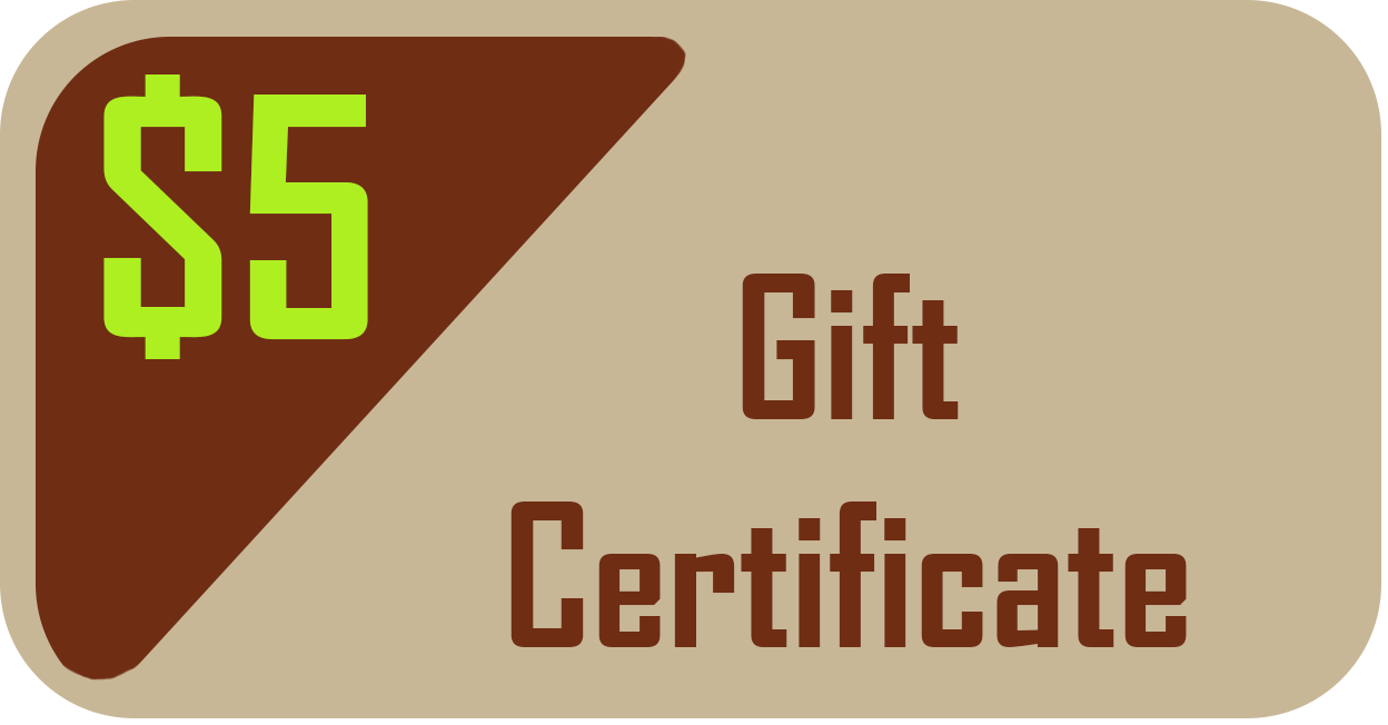 $5 gift certificate