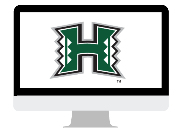 PC with University of Hawaii icon