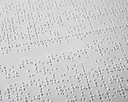 <p>Fig. 1. An example of english braille.</p>