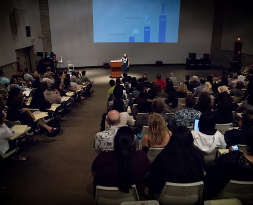 Lecture auditorium view