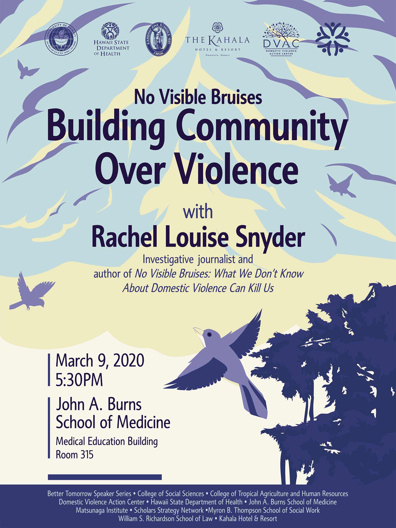 Rachel Louise Snyder Poster graphic