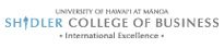 University of Hawaii at Manoa Shidler College of Business Logo