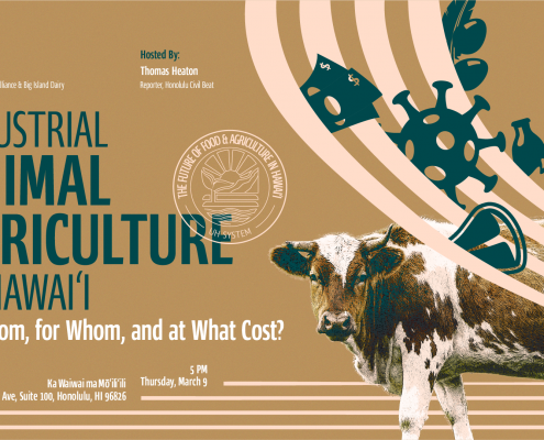 Industrial Animal Agriculture in Hawaiʻi event graphic