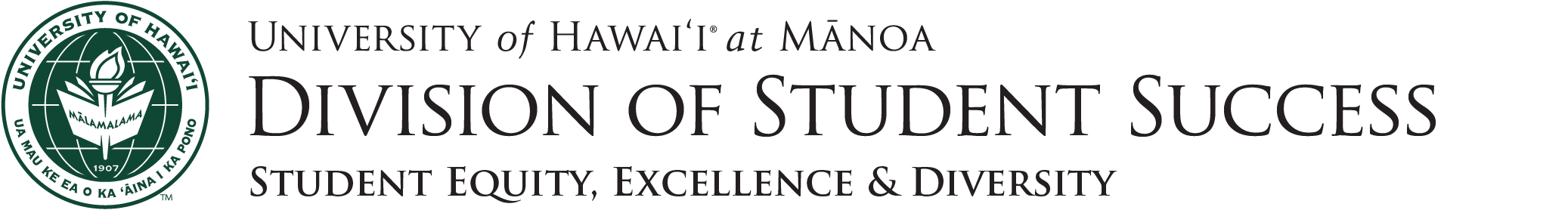 Student Equity, Excellence & Diversity - Division of Student Success logo