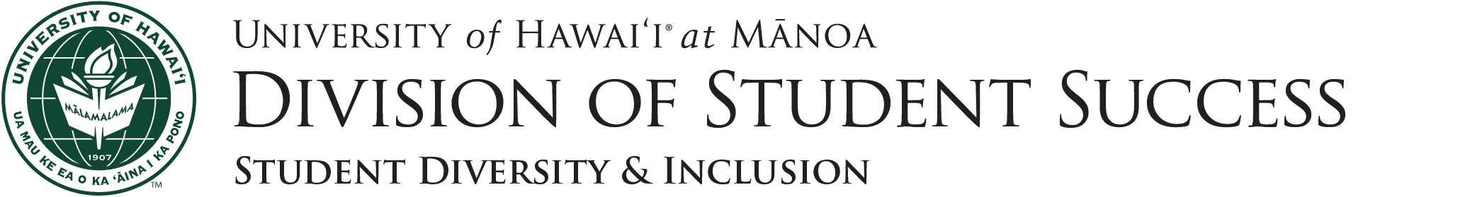 Student Diversity & Inclusion - Division of Student Success logo