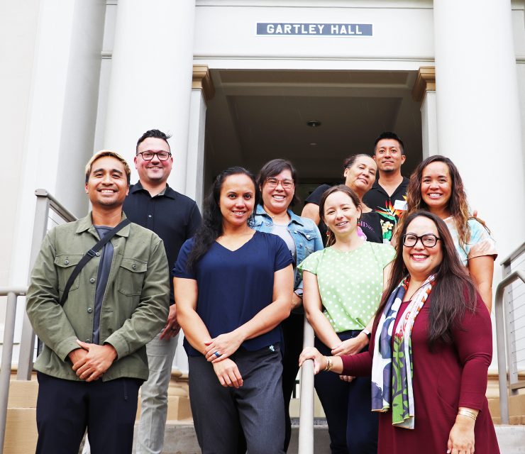 PhD Students in front of Gartley Hall 2024