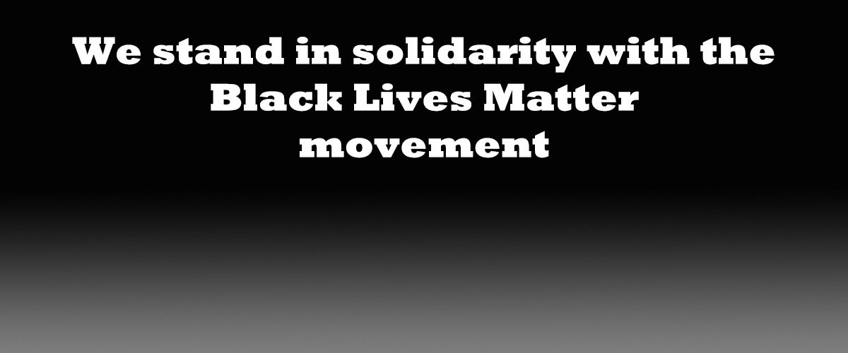 We stand in solidarity with the Black Lives Matter movement image