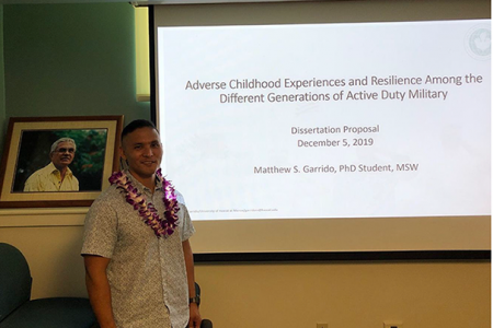 Doctoral Student Matthew Garrido Passes Comprehensive Exam