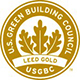 US Green Building Council LEED Gold logo 80x80