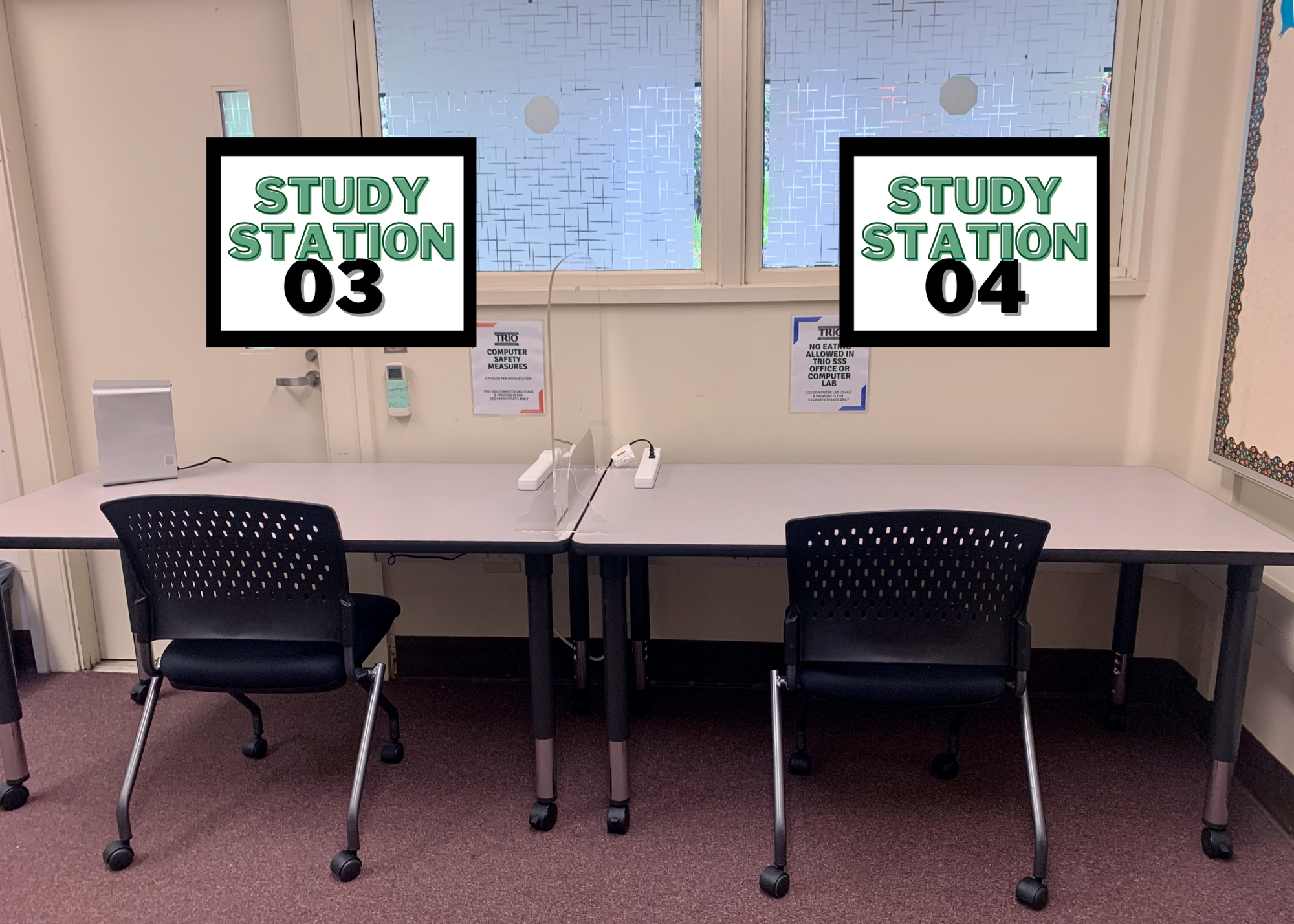 study station 3 and 4