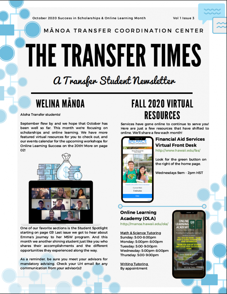Transfer Times October 2020