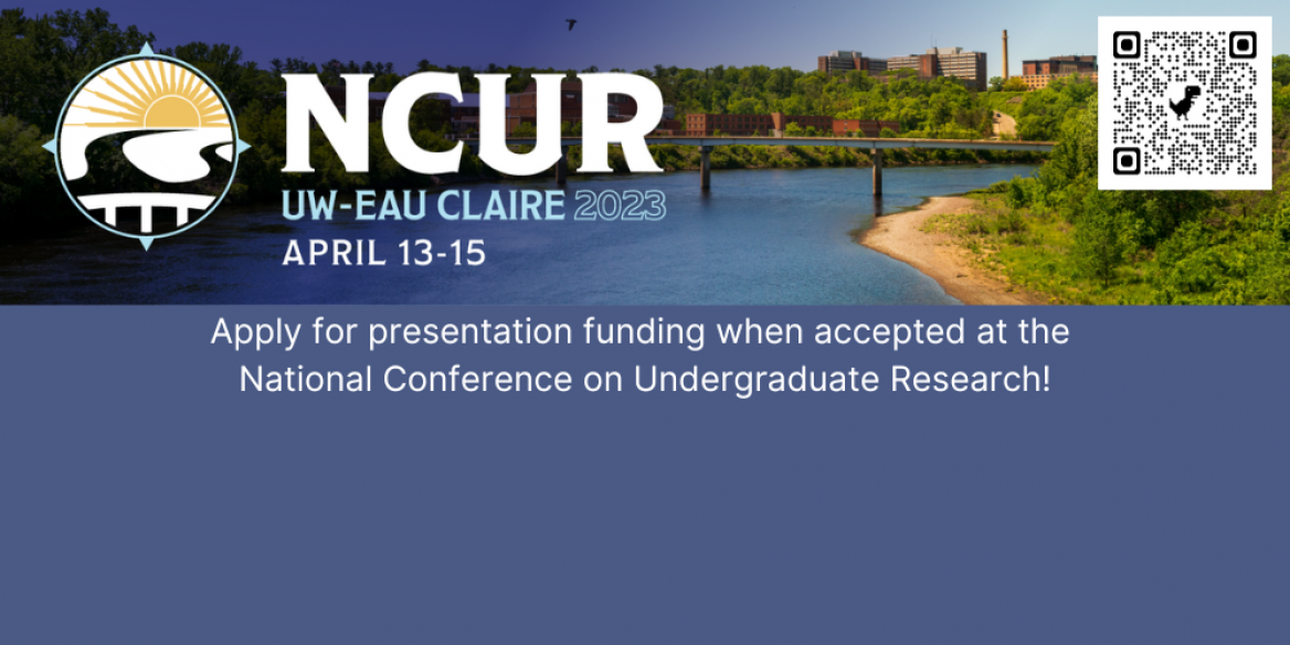 Get funded to present your research or creative work at the 2023 National Conference on Undergraduate Research by applying for UROP presentation funding! Abstract submission to NCUR is Oct. 3–Nov. 30 and registration opens in Jan. 2023.  Submissions for application for presentation funding to UROP are encouraged 3 months before the event.