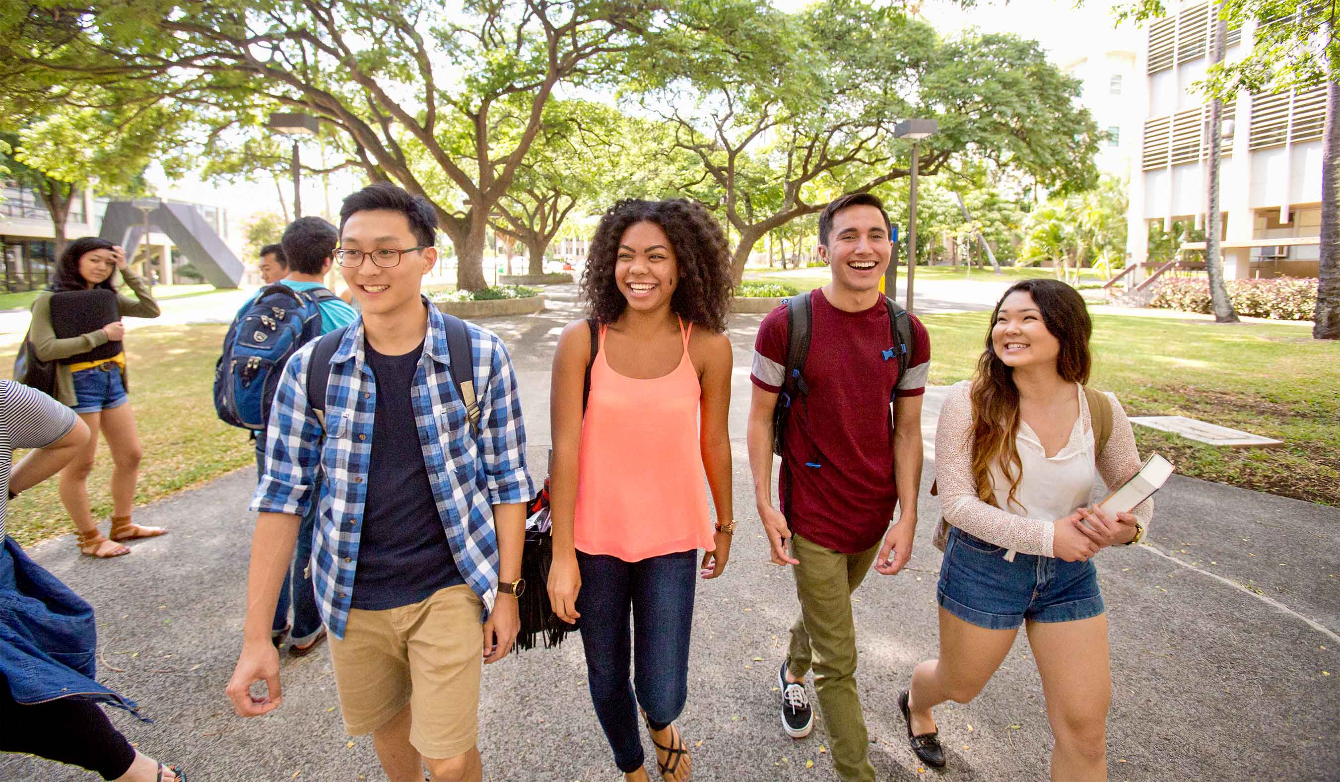 Students at UH Mānoa come from all 50 states